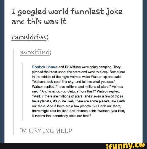 Joke world. The World's funniest joke.