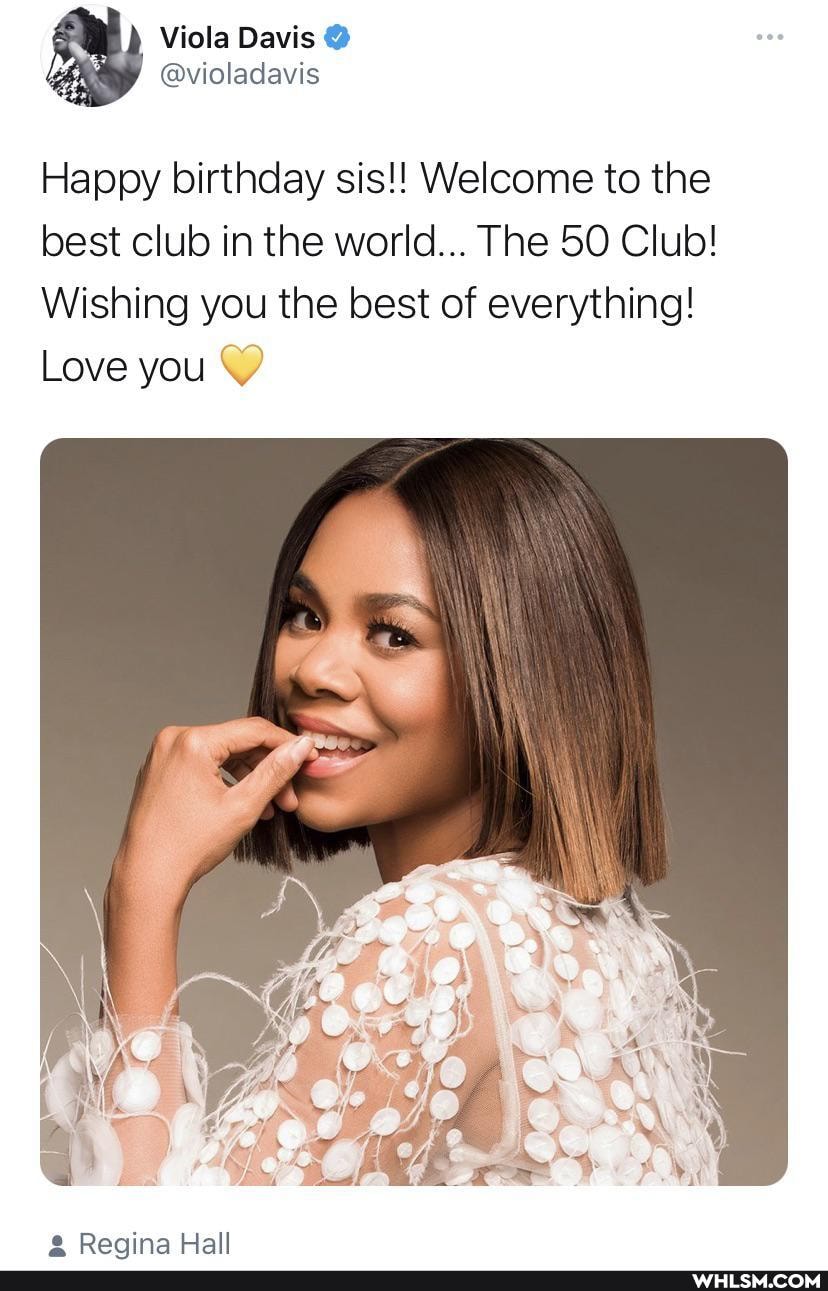 Happy birthday sis!! Welcome to the best club in the world... The SO Club!
Wishing you the best of everything!
Love you
Regina Hall