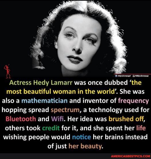 Actress Hedy Lamarr was once dubbed 'the most beautiful woman in the ...