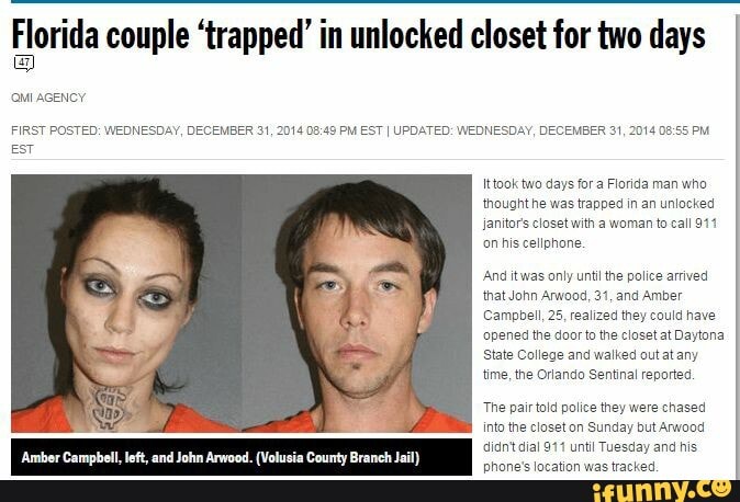 Florida Couple 'trapped' In Unlocked Closet For Two Days AGENCY FIRS ...