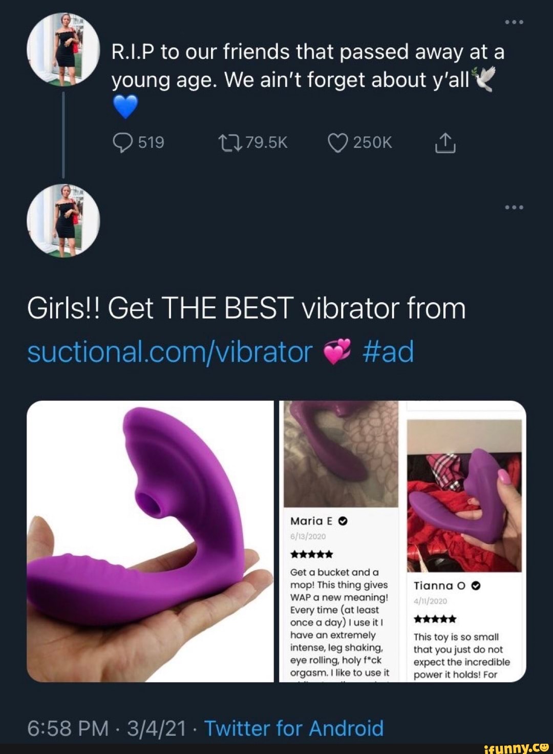 Vibrator is this girl's best friend