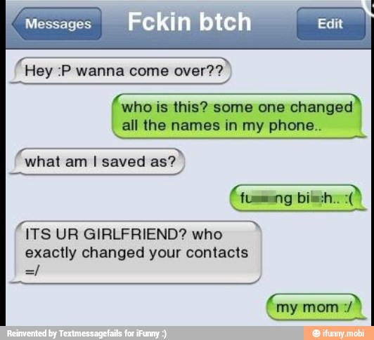 GIRLFRIEND? who
exactly changed your contacts
ITS UR