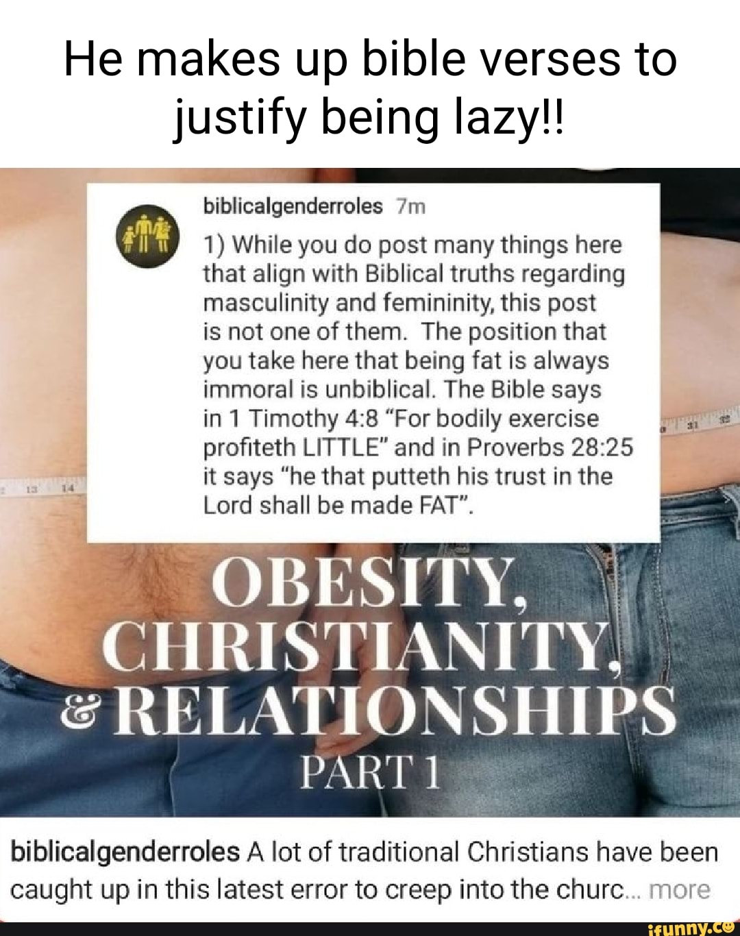 he-makes-up-bible-verses-to-justify-being-lazy-biblicalgenderroles-1