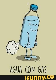 AGUA CON GAS