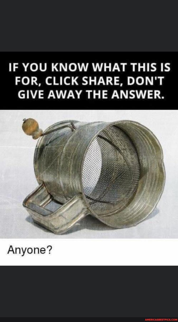 IF YOU KNOW WHAT THIS IS FOR, CLICK SHARE, DON'T GIVE AWAY THE ANSWER.
Anyone?