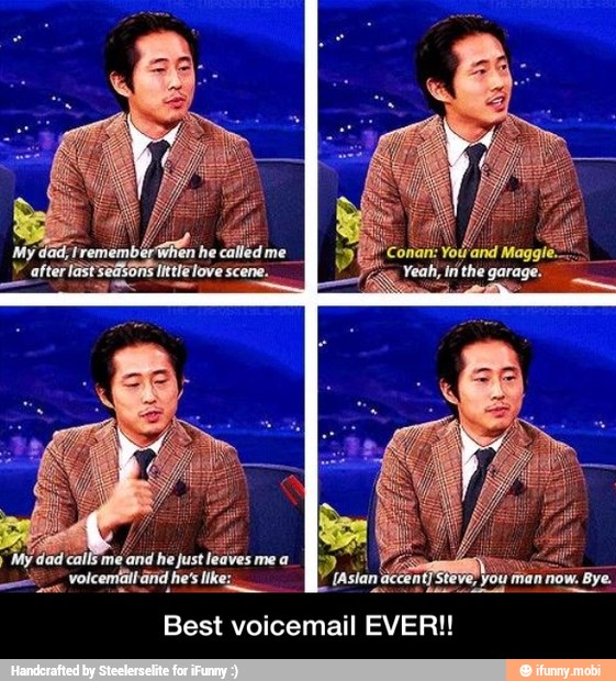 dad,1
¥ after
last seasons little love scene.
y
and - Best voicemail EVER!!