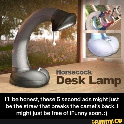 horse cock lamp