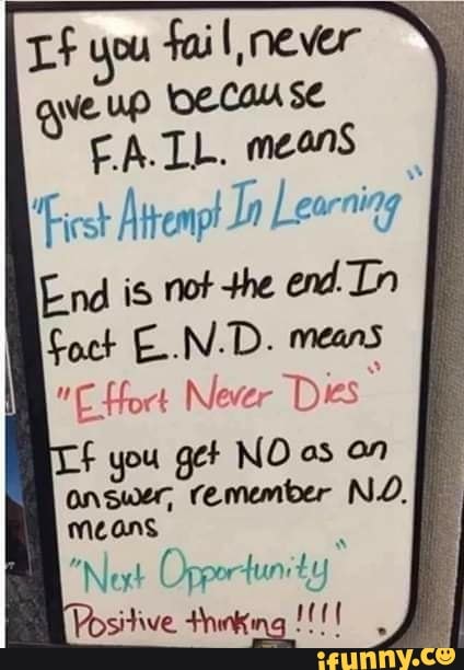 End is not the end.In
nE Mort Never Dis
answer, remember NO.
means
"Next Opportunity E