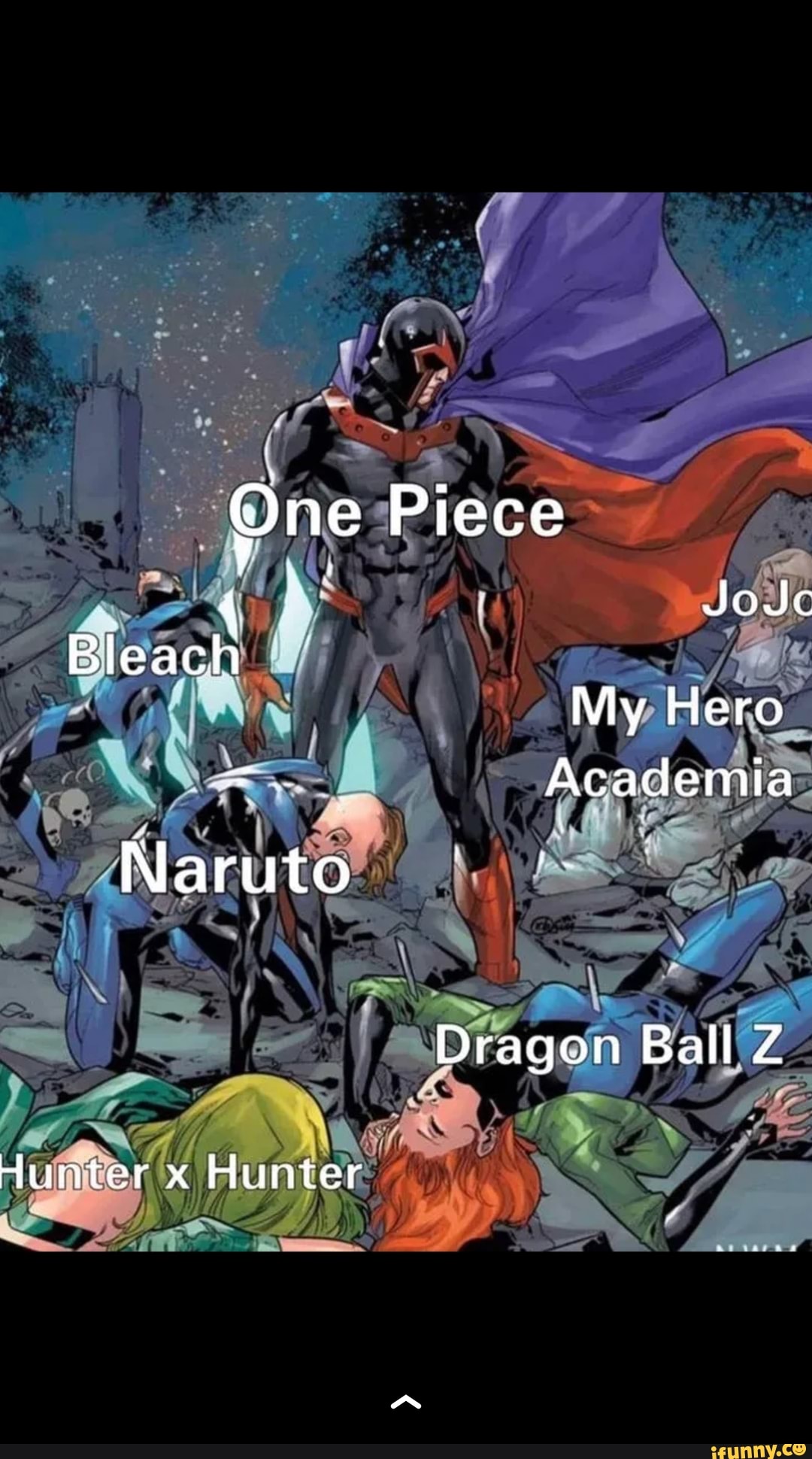 One Piece Jojc Bleach My Hero Academia Naruto Dragon Ball Hunter X Hunter