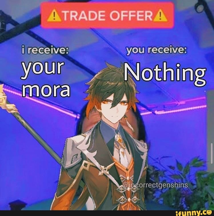 TRADE OFFERA
i receive: you receive:
your Nothing