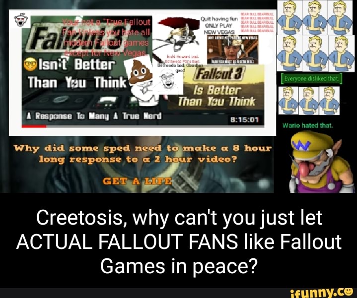 Can we all agree that fallout 3's perks are watered down? : r/NewVegasMemes