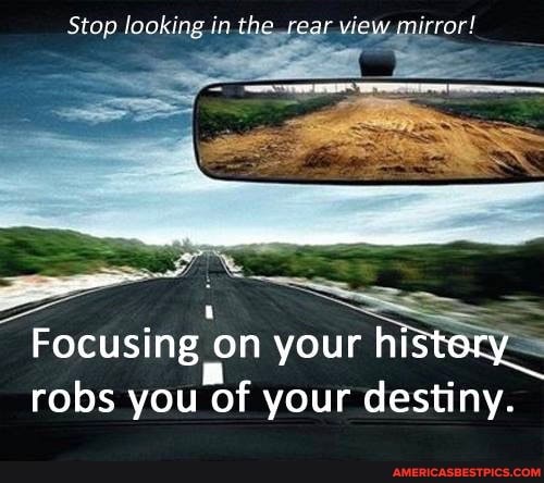 Stop looking in
Focusing on your hi robs you of your destiny.