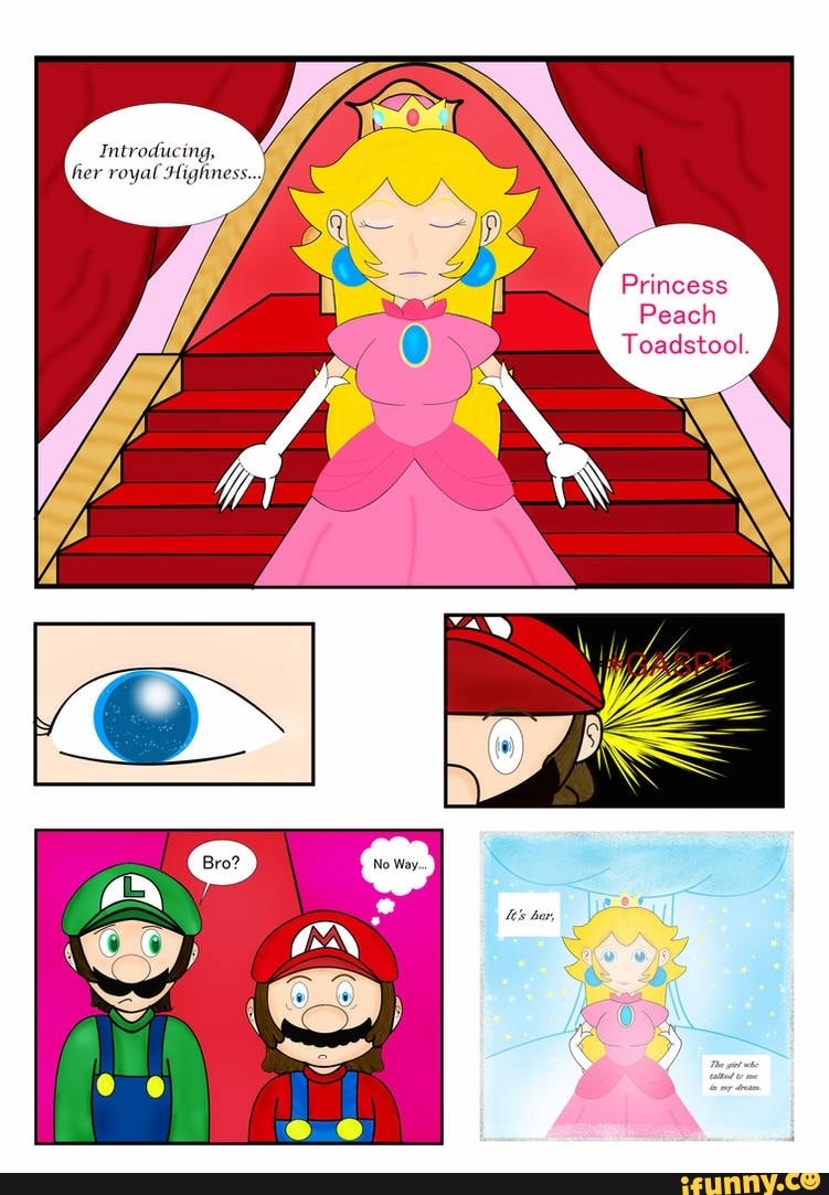 Introducing, her royal Highness... Princess Peach Toadstool. - iFunny