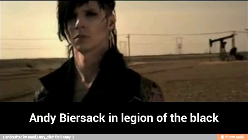 Andy Biersack in legion of the black - Andy Biersack in legion of the black