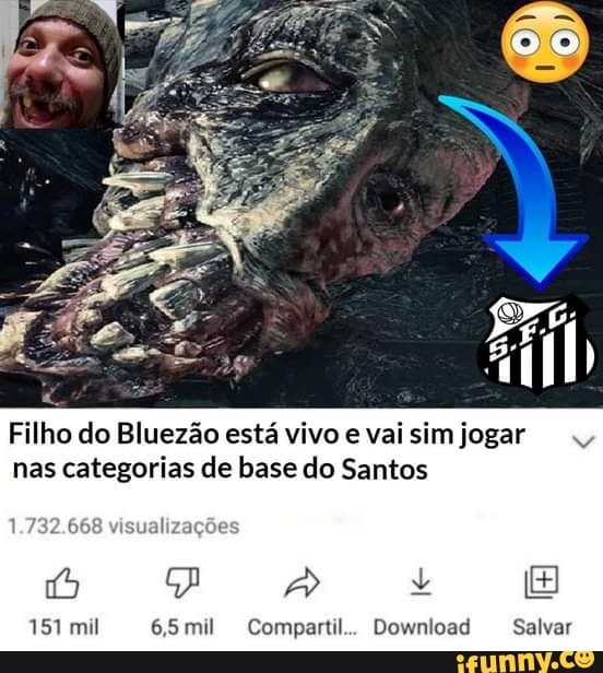 Filho do Bluezão está vivo e vai sim jogar nas categorias de base do Santos
1.732.668 visualiz
EB
151 mil 6,5 mil mpartil.. Download Salvar