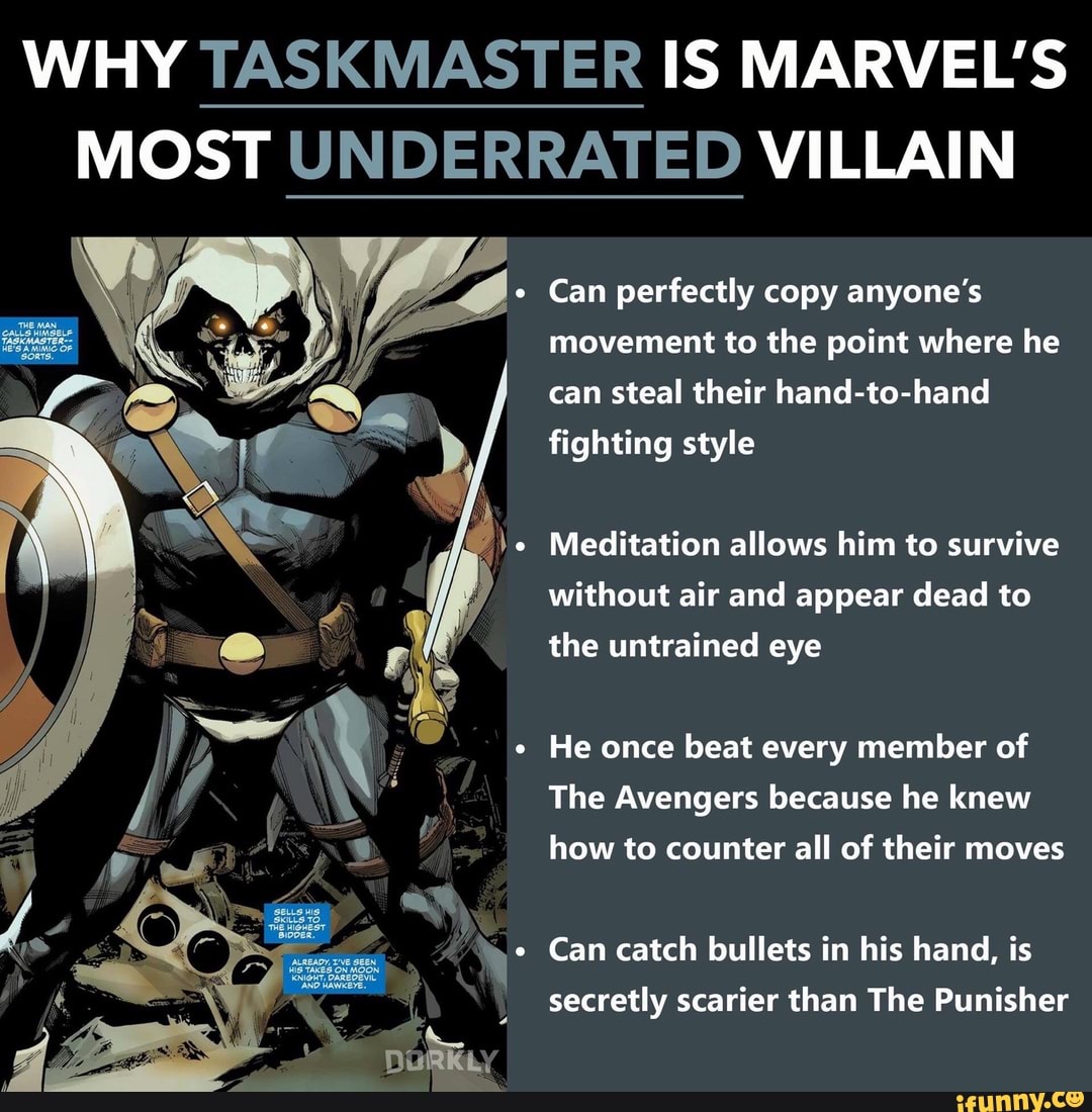 WHY TASKMASTER IS MARVEL'S MOST UNDERRATED VILLAIN - Can perfectly copy ...