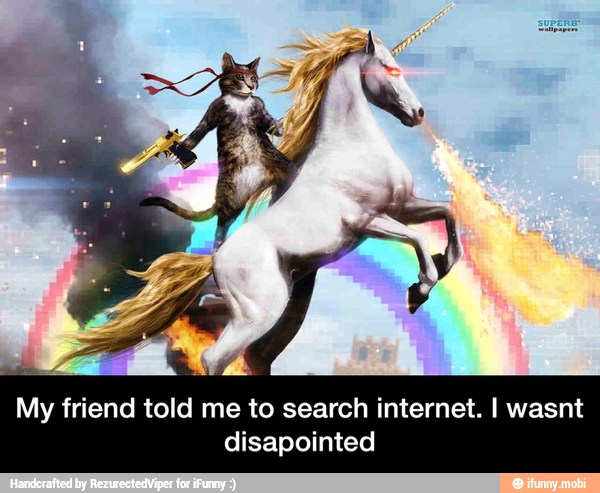 My friend told me to search internet. I wasnt
disapointed - My friend told me to search internet. I wasnt disapointed