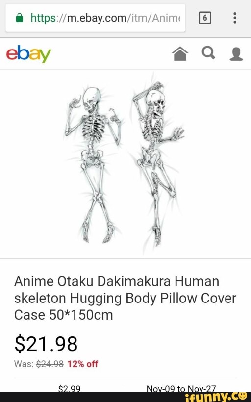 skeleton dakimakura