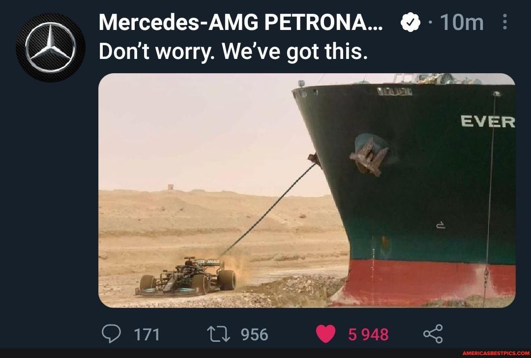 Mercedes-AMG PETRONA...
Don't worry. We've got this.
956