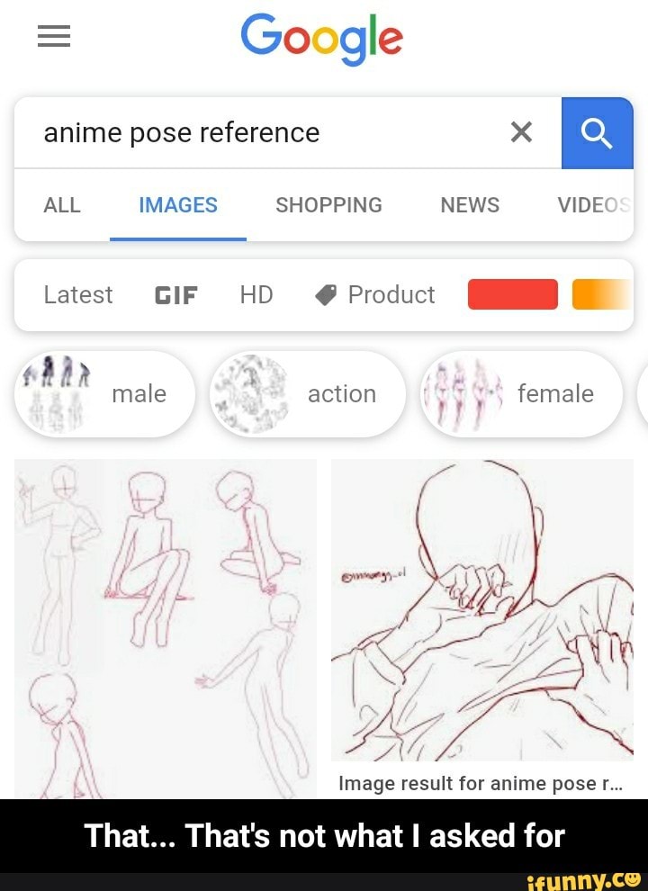 anime pose reference