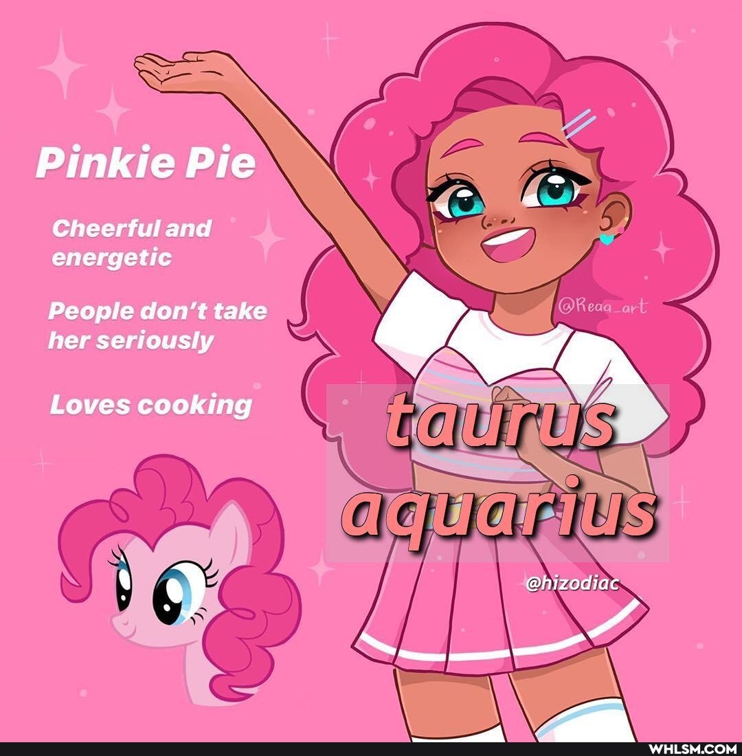 Pinkie Pie
Cheerful and energetic
People don't take her seriously
Loves cooking
@hizodiac