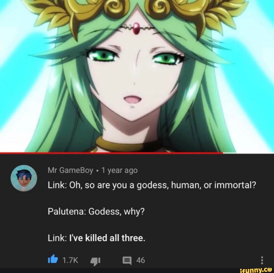 Link oh. Palutena meme.