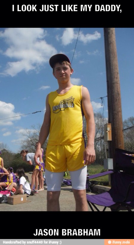 I LOOK JUST LIKE MY DADDY,
JASON BRABHAM