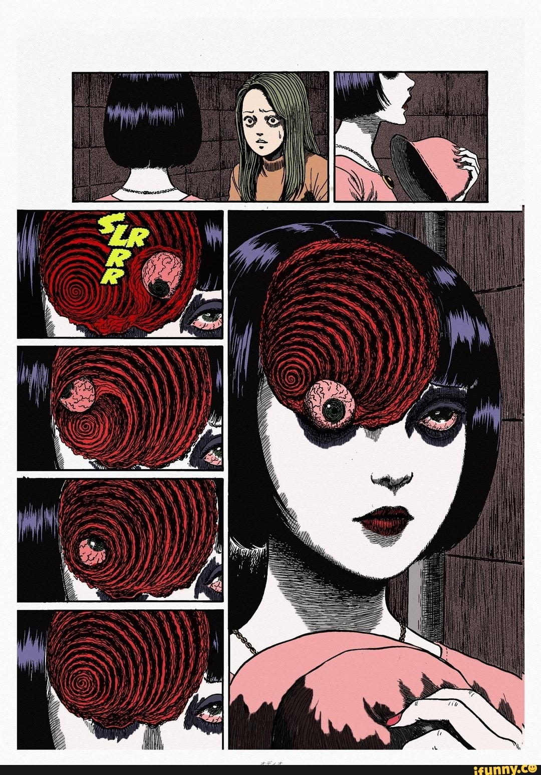 uzumaki, manga, characterdesign, aesthetic, creepy
