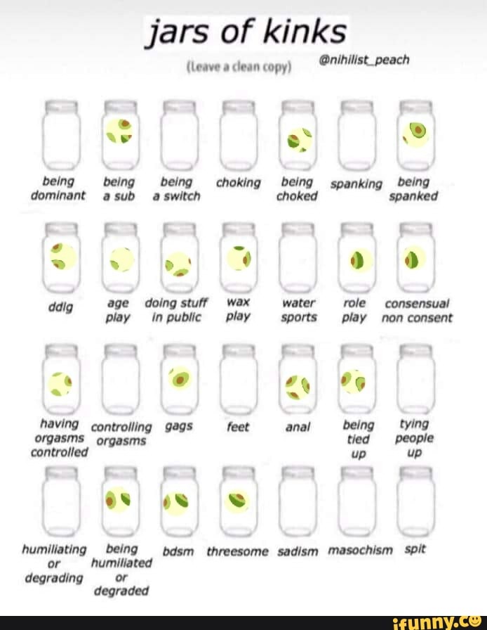 Jars of kinks (Leave a clean copy) nihilist_peach being _ being asub