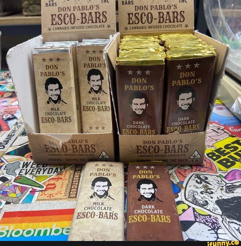 CANNABIS BARS, BARS DON INFUSED CHOCOLATE PABLO'S DON PABLO'S Al