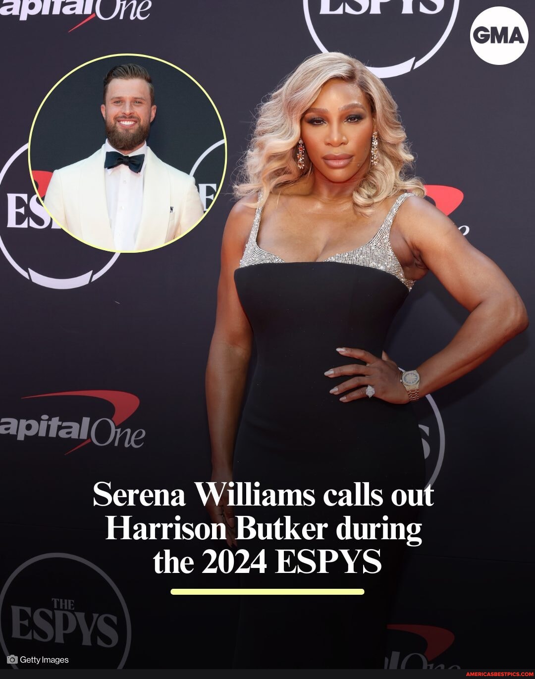 Serena Williams called out Harrison Butker while hosting the 2024 ESPYS(01)