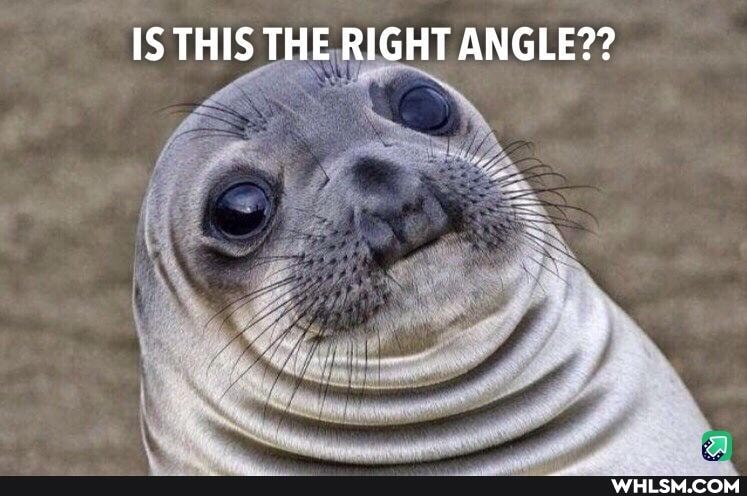IS THIS THE RIGHT ANGLE??