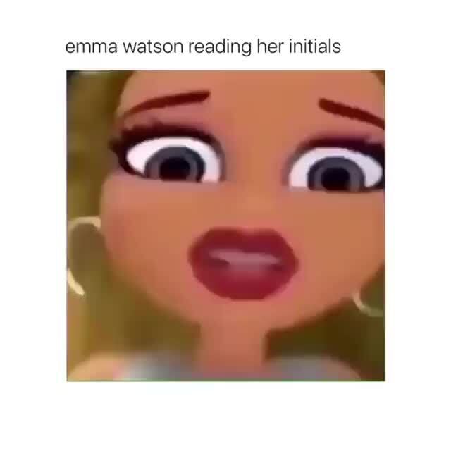 Emma Watson Reading Her Initials