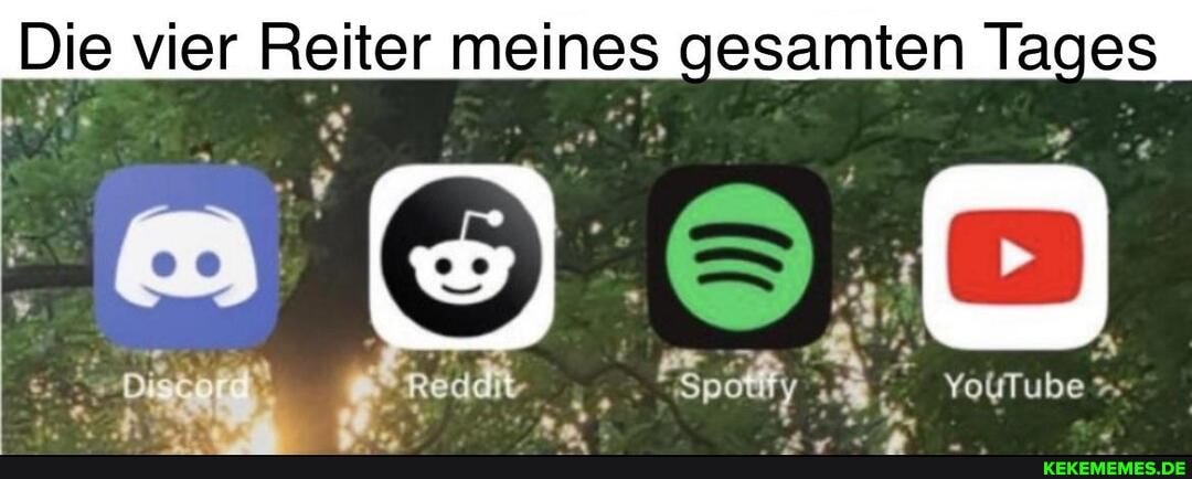 Die vier Reiter meines gesamten Tages
YouTube