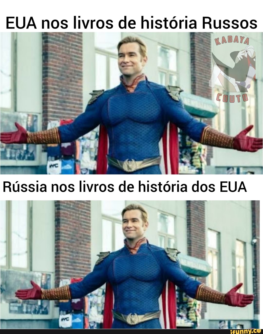 EUA nos livros de história Russos
Rússia nos livros de história dos EUA