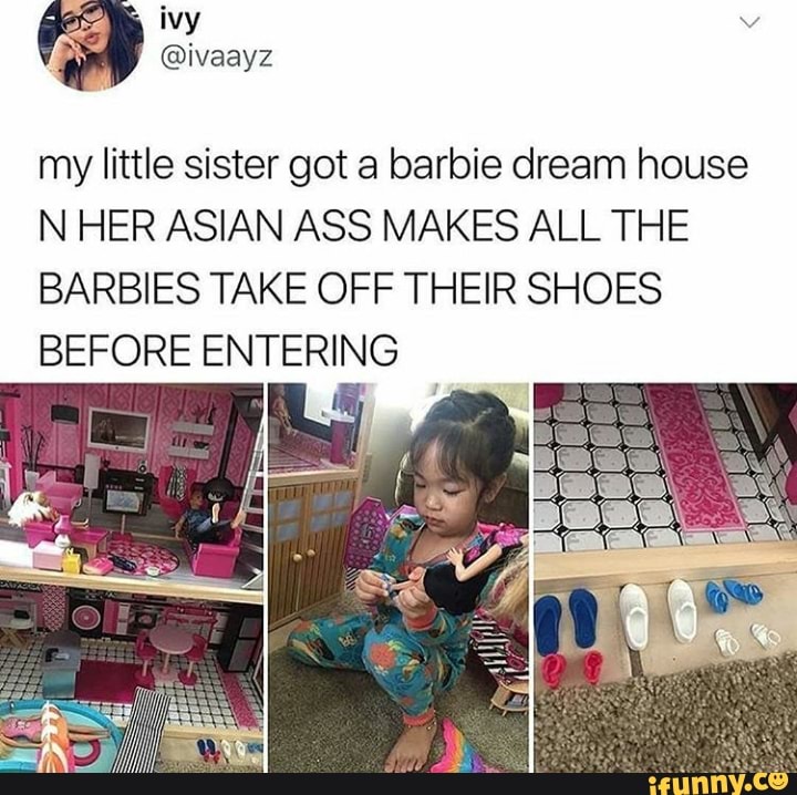 asian barbie house