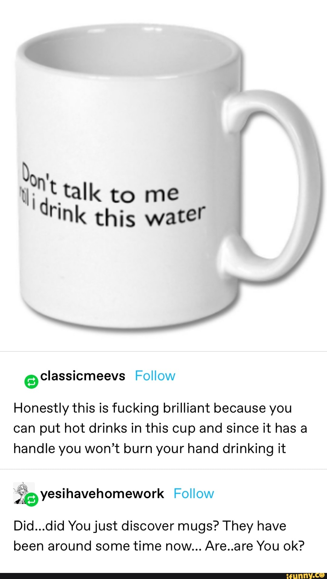 De talk to this me water rink this water Classicmeevs Follow Honestly