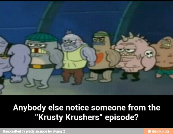 Anybody else notice someone from the
"Krusty Krushers" episode? - Anybody else notice someone from the "Krusty Krushers" episode?