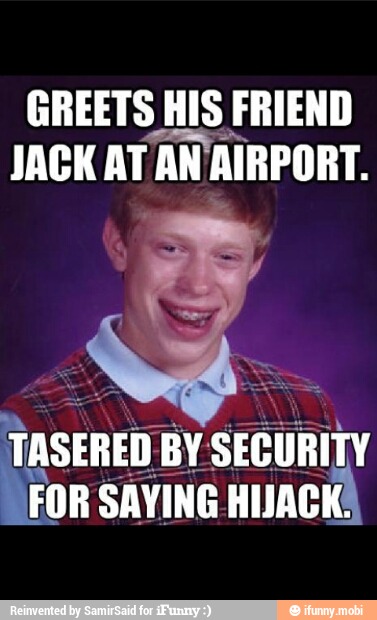 GREETS HIS
I
FRIEND
JACK a AN AIRPORT.