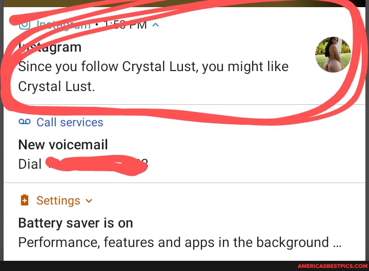 Lust instagram crystal Body found