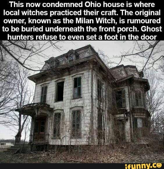 This now condemned Ohio house is where local witches practiced their
