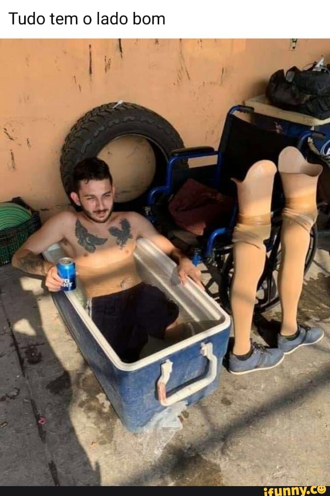 Tudo tem o lado bom