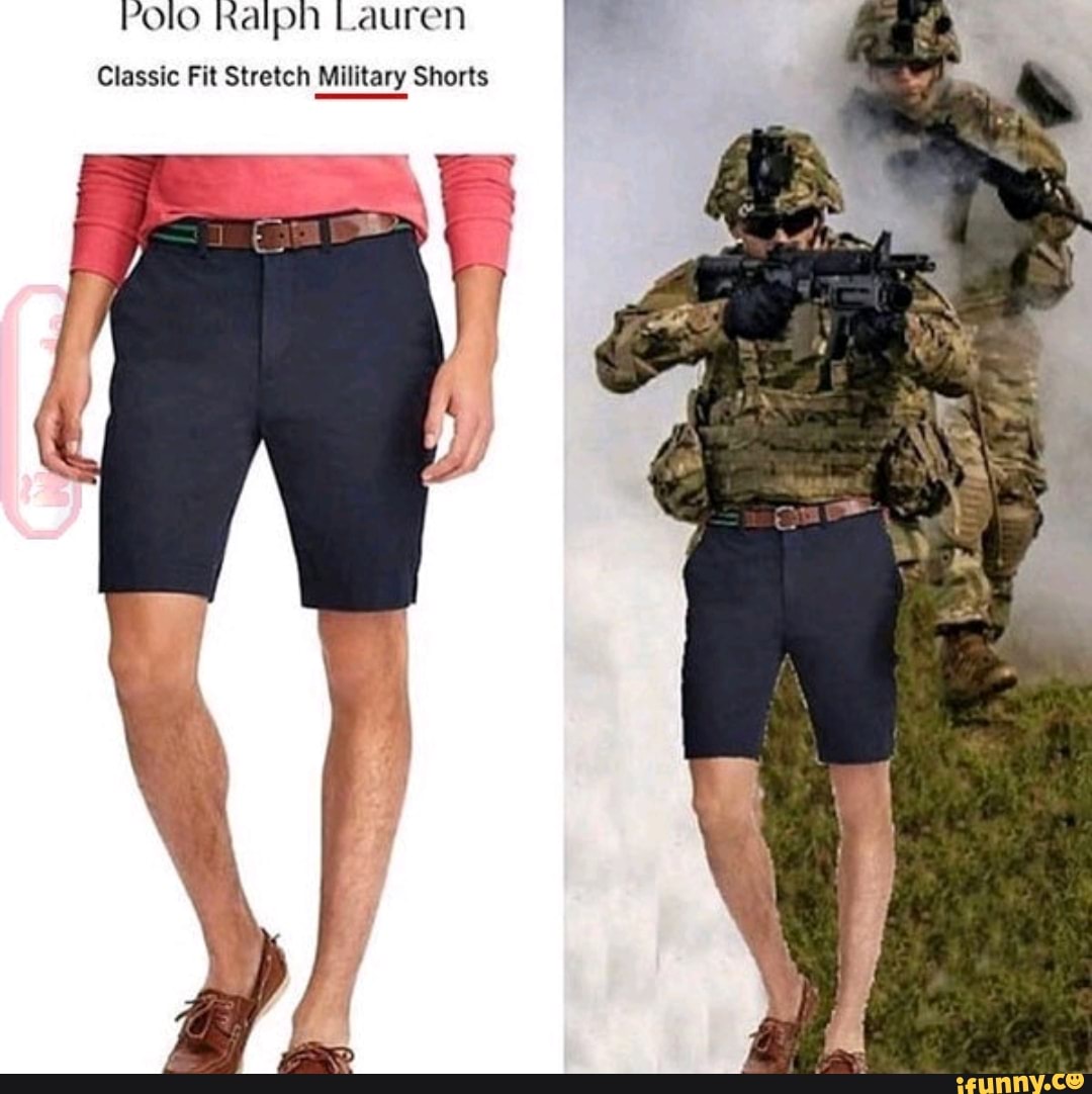 polo ralph lauren stretch military shorts