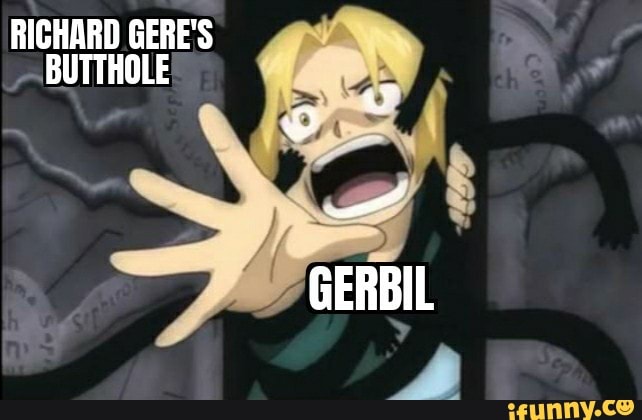 RICHARD GERE'S BUTTHOLE GERBIL - iFunny