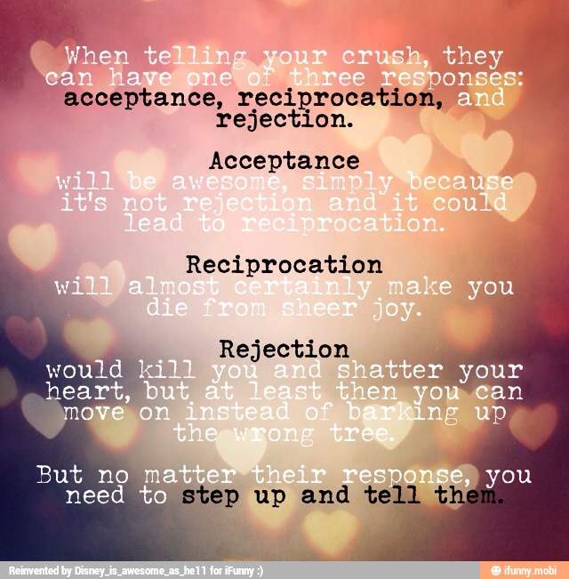 "acceptance, reciprocation,
rejection.
Acceptance
Reciprocation
Rejection