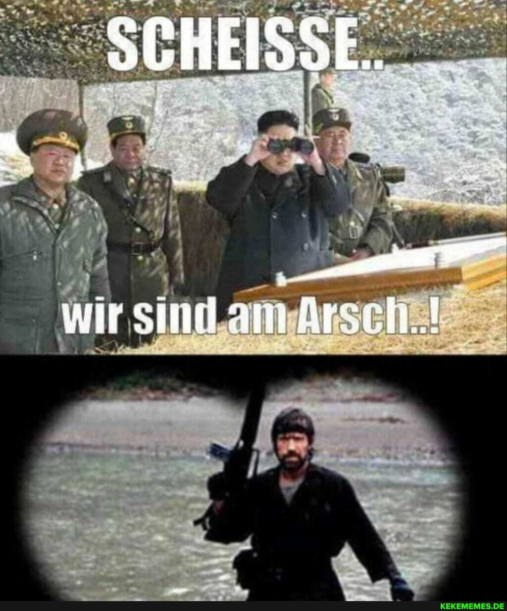 SCHEISSE.
oa br wir SIND