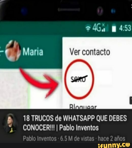 459 Maria Ver Contacto 18 Trucos De Whatsapp Que Debes Conocer I Pablo Inventos Pablo Insentos 3264