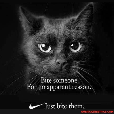 Just bite them.