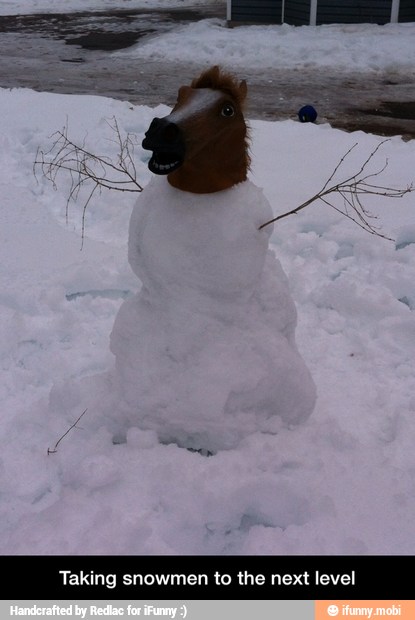 Taking snowmen to the next level - Taking snowmen to the next level