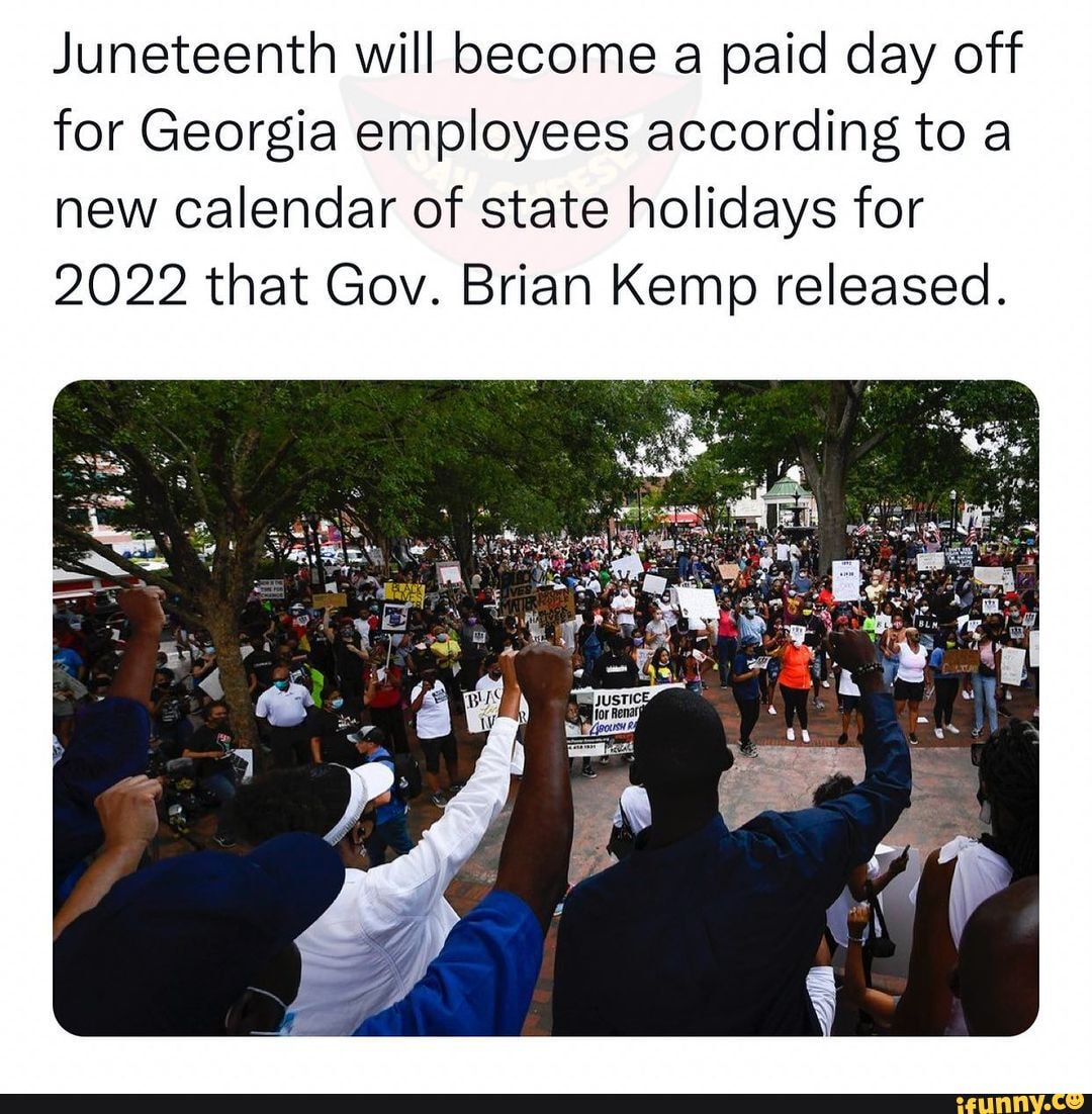 Georgia State Employee Holiday Calendar